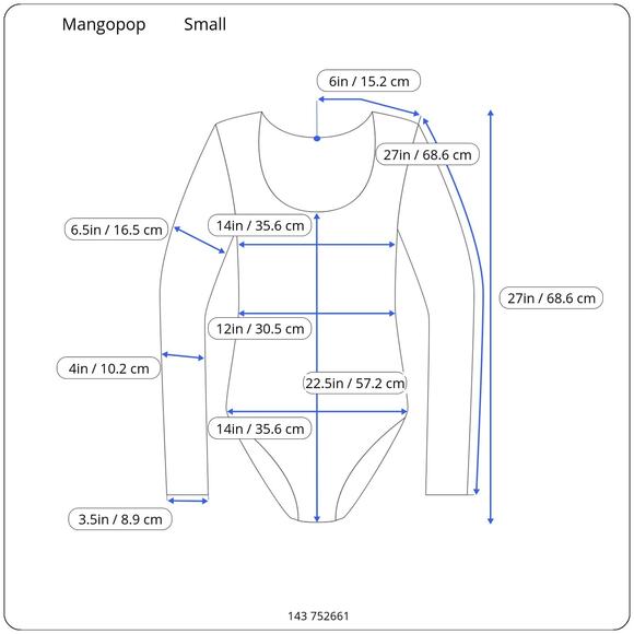 ✨ MANGOPOP Burgundy Puff Sleeve Bodysuit NWT Small ✨ - Picture 5 of 5